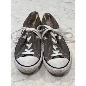 Converse Women’s One Star Canvas Low Top Lace Up Sneakers Size‎ 6 Gray Athletic